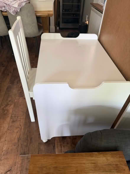 Photo of free White desk and chair (Billericay CM12) #2