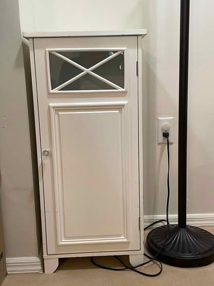 Photo of free Small White Cabinet (Midland Park NJ) #1