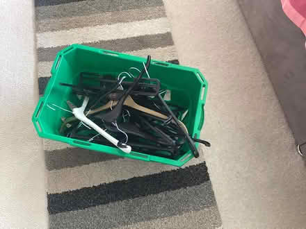 Photo of free Crate and coat hangers (Hackney Cross WR13) #1