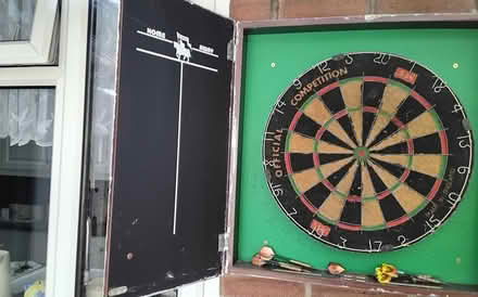 Photo of free Darts board and cover (Deeping St Nicholas PE11) #2