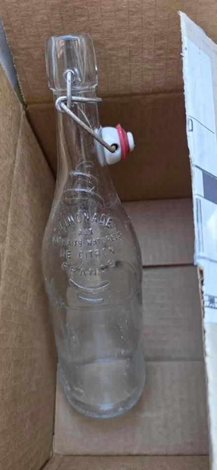 Photo of free Glass bottle with stopper (Maywood Park Santa Clara) #2