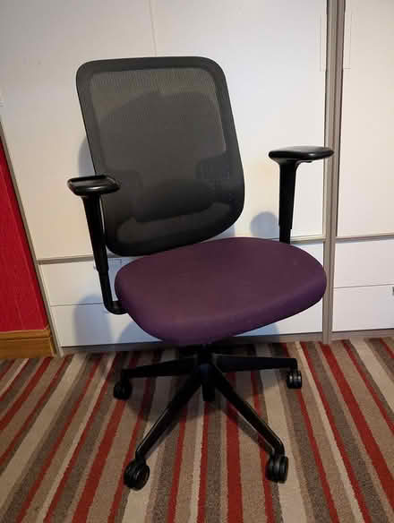 Photo of free Office chair (damaged armrest) (GU12) #1