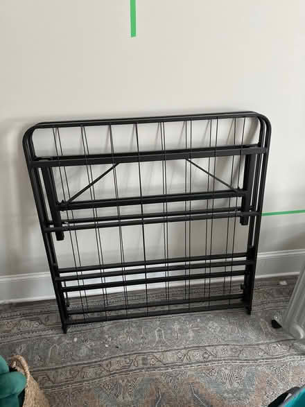 Photo of free “Weekender” fold up twin bed frame (West Cary, Ridgefield Farms) #1