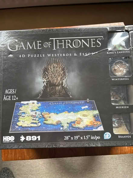 Photo of free Game of Thrones 4D puzzle (Middleton St George, DL2) #1