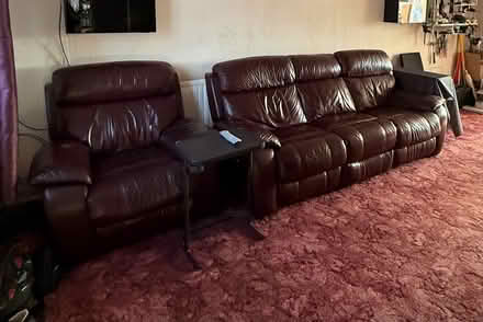 Photo of free Leather Recliner Sofa & Armchair (ME2) #1