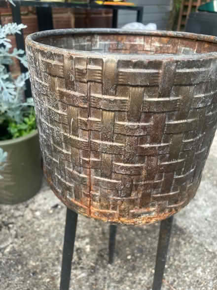 Photo of free Two metal plant stands (Garston WD25) #3
