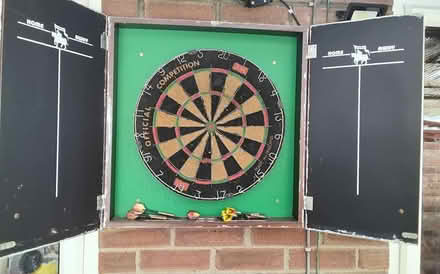 Photo of free Darts board and cover (Deeping St Nicholas PE11) #1