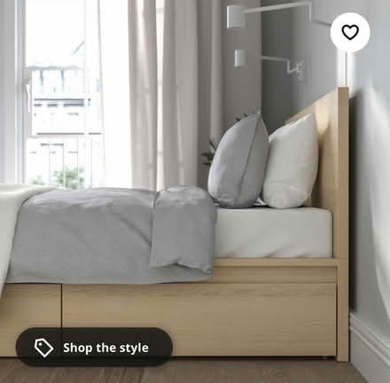 Photo of free IKEA Malm Double bed frame (Glastonbury, BA6) #4