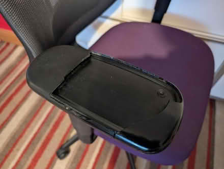 Photo of free Office chair (damaged armrest) (GU12) #2