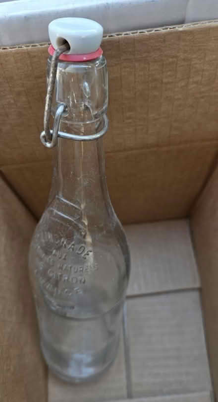 Photo of free Glass bottle with stopper (Maywood Park Santa Clara) #1