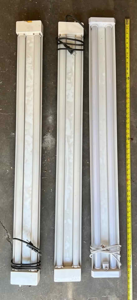 Photo of free Six 4-foot shop lamps (Stevens) #1