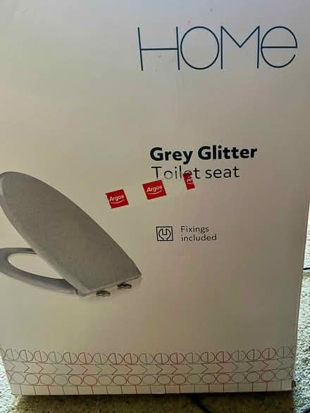 Photo of free Grey glitter toilet seat (Willingdon BN22) #1