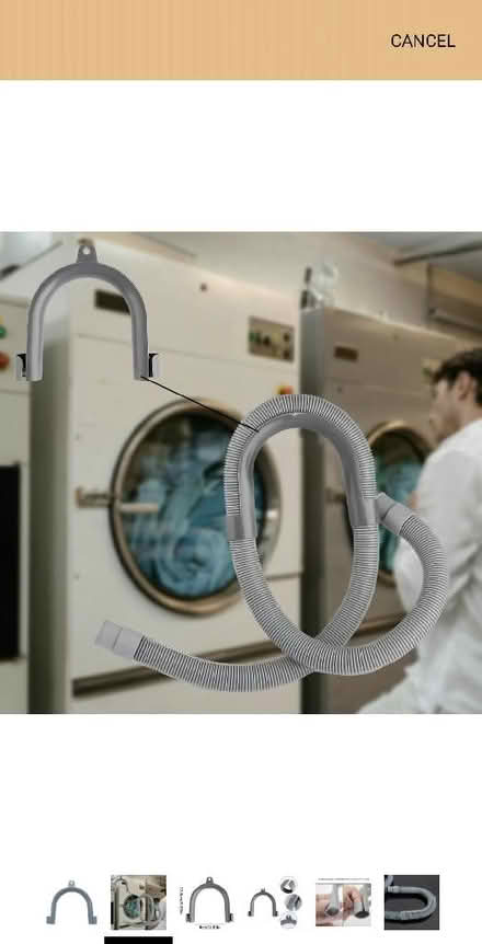 Photo of U shaped drain hose support (Coed Eva NP44) #1