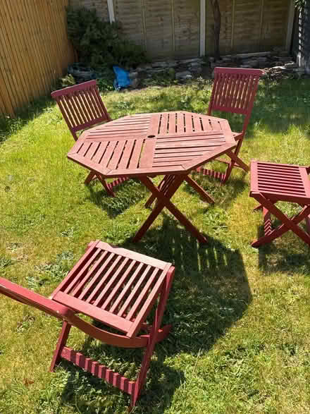 Photo of free Garden table and chairs (Bournemouth) #1