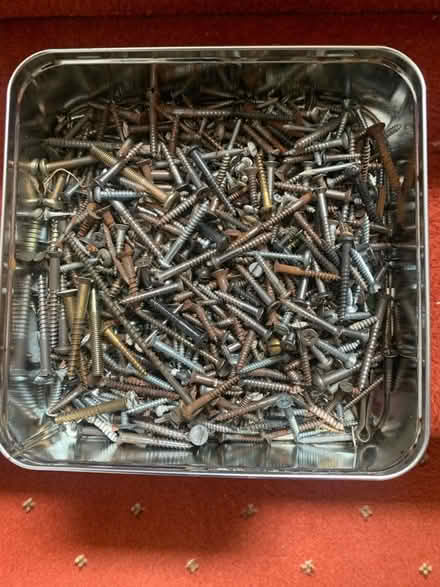 Photo of free Tin of assorted screws (Digswell AL6) #1