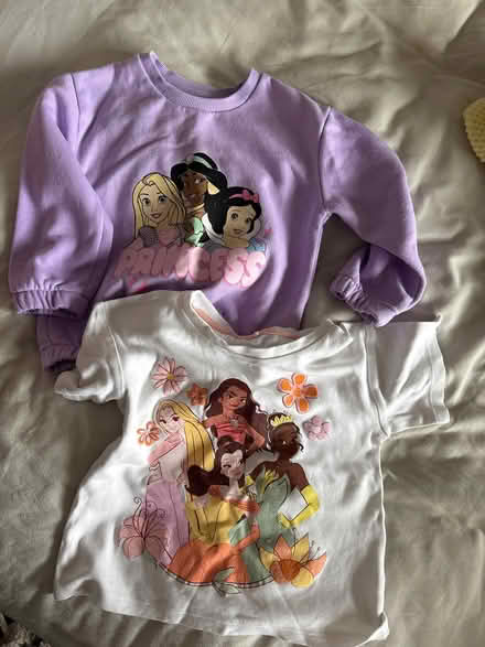 Photo of free Disney princess t-shirt and jumper 12-24 months (Gadebridge HP1) #1