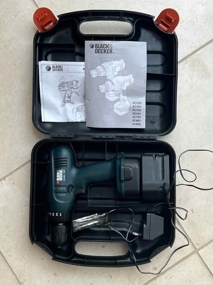 Photo of free Black & Decker drill KC12XC with rechargeable battery (West Common AL5) #1
