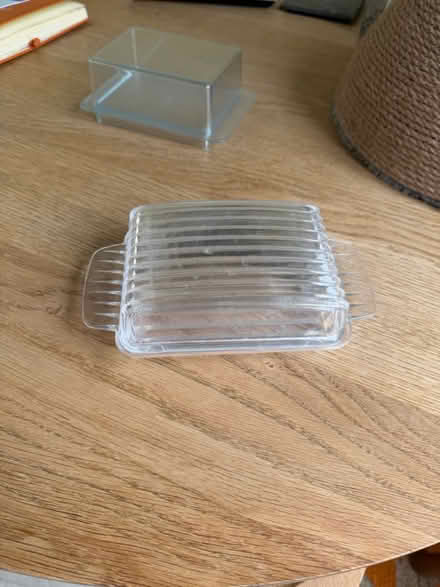Photo of free Clear plastic butter dish (Hanwell) #1