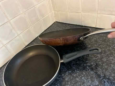Photo of free Two large frying pans (Mitcham CR4) #1