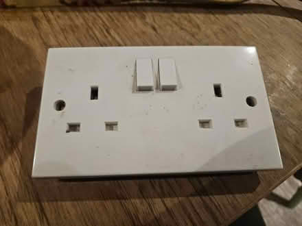 Photo of free 13A, Two Gang Switched Socket (Bonsall DE4) #1