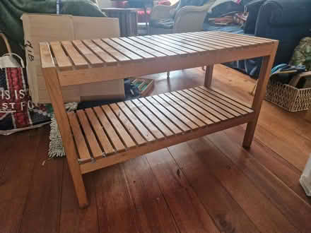Photo of free Ikea Moglar bathroom bench (Stamford Hill N16) #1