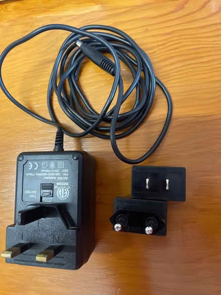 Photo of free Adaptor plug with UK and 2 pin plugs with jack end (East Law DH8) #1