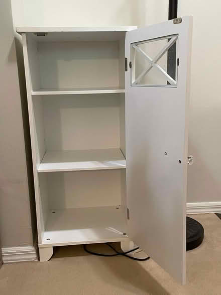 Photo of free Small White Cabinet (Midland Park NJ) #2