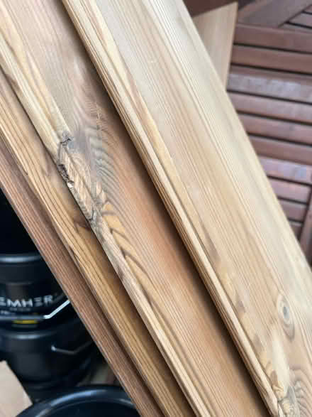 Photo of free 6 x thermowood timber cladding (SE12 8qq) #3