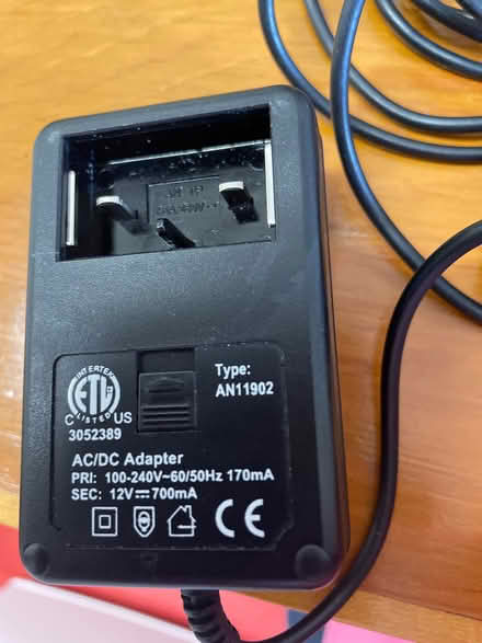 Photo of free Adaptor plug with UK and 2 pin plugs with jack end (East Law DH8) #3