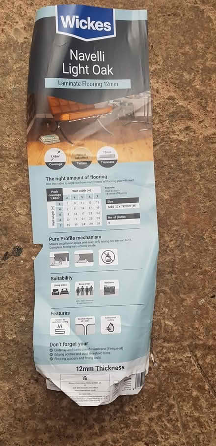 Photo of free Laminate floor panels (DY12 bewdley) #1