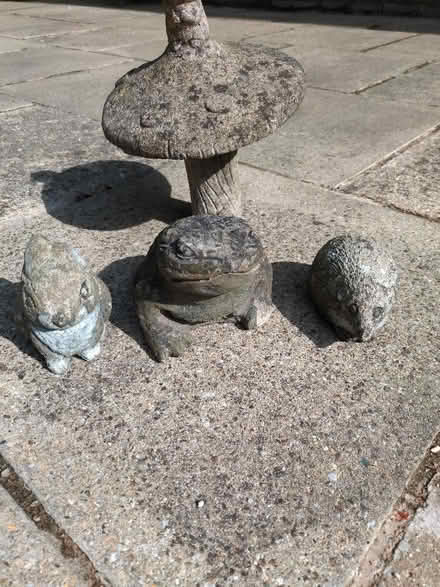 Photo of free Stone Frog, Hedgehog, Rabbit and mouse (Colehill BH21) #1