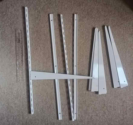 Photo of free Metal adjustable shelf brackets (Caversham Heights RG4) #1