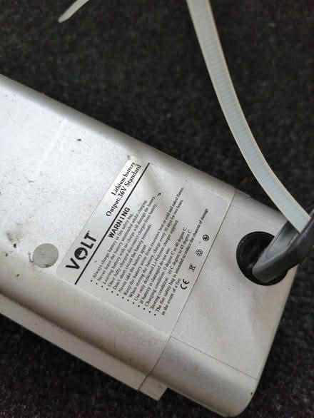 Photo of free Volt e bike battery model B1 36v (OX14 Abingdon) #2