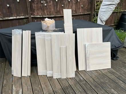 Photo of free Collection of light oak effect MDF (Sudbrooke LN2) #1