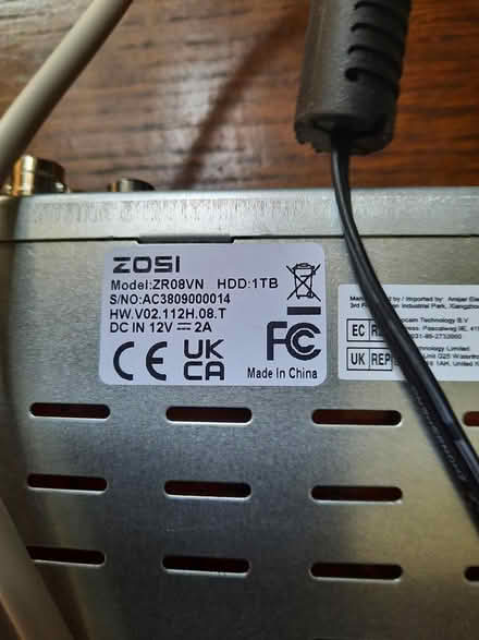 Photo of free Zosi ZR08VN HDD : 1TB CCTV (Carlton NG4) #3