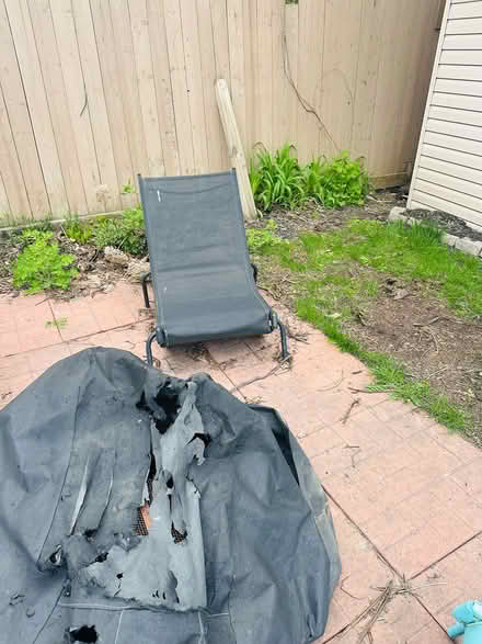 Photo of free Patio Chairs and lawn chairs (Meadowvale) #2