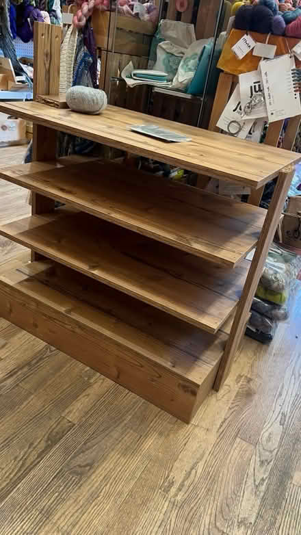 Photo of free Wooden Display Shelves (Tivoli 12583) #1