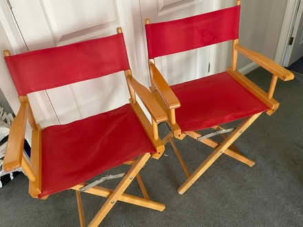 Photo of free 2 foldable Directors’ Chairs (Whitegrove RG42) #1