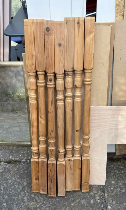 Photo of free 7 staircase spindles (Stratford-upon-Avon CV37) #1