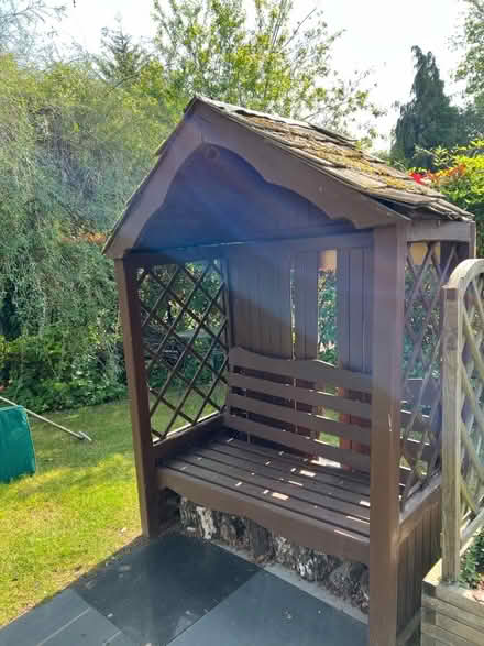 Photo of free Garden Arbour (Knotty Green HP9) #1