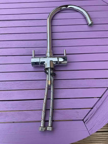 Photo of free Kitchen Sink Mixer Taps Monobloc Dual Lever Chrome (Crown Wood RG12) #1