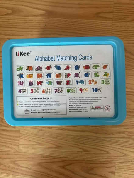 Photo of free Baby alphabet puzzle cards (Urbana, MD) #1