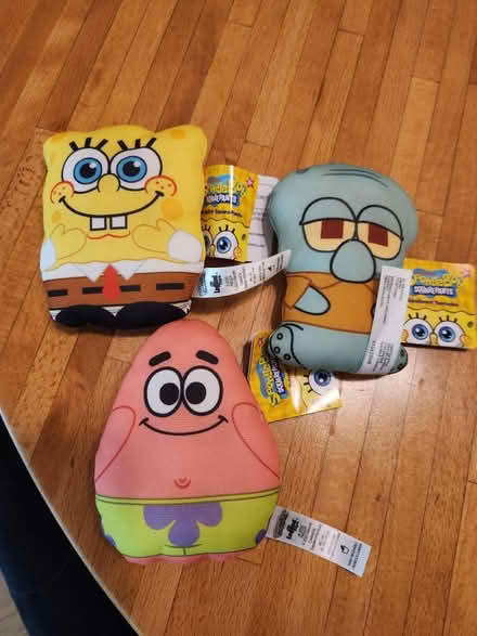 Photo of free Sponge Bob small stuffed toys (palm harbor CR 1 Tpa Road) #1