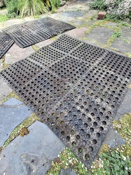 Photo of free Heavy rubber tile mats (Bryant) #1