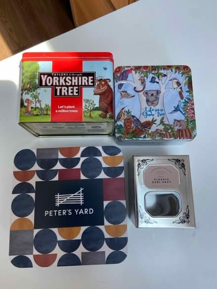 Photo of free 4 x storage tins (Amersham Common HP7) #1
