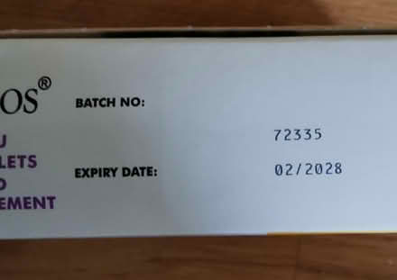 Photo of free Chewable calcium & Vit D tablets (Leicester) #2