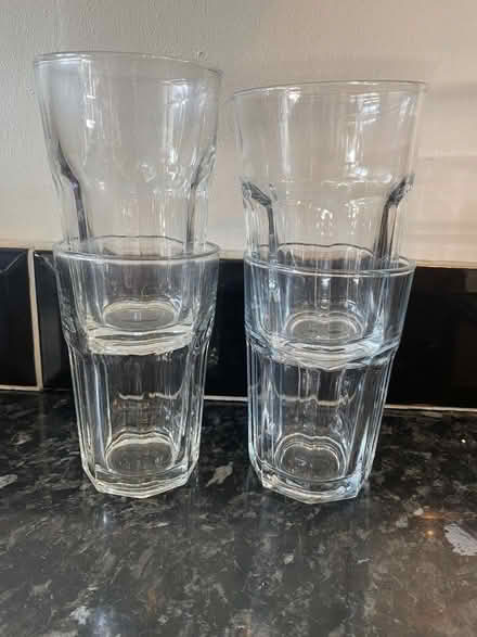 Photo of free 4 glass tumblers (Cogges OX28) #1
