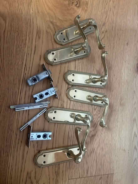 Photo of free 3 sets of door handles (KT9 Chessington) #1