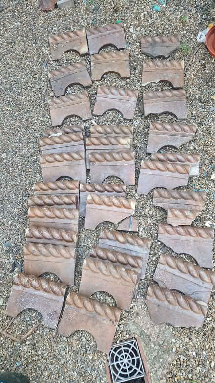 Photo of free Pickup arranged - Victorian Garden edging tiles (Addiscombe CR0) #1