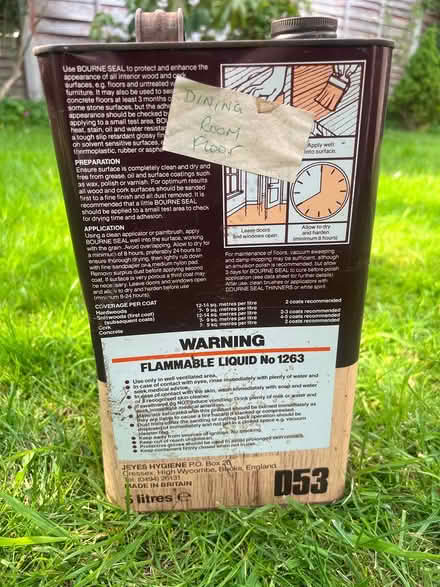 Photo of free 2 old cans of floor polish (BR6) #2